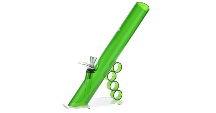 Acrylic Mini Grip Bong Green