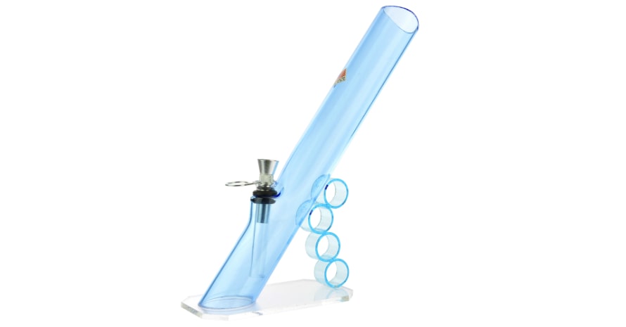 Acrylic Mini Grip Bong Ice Blue