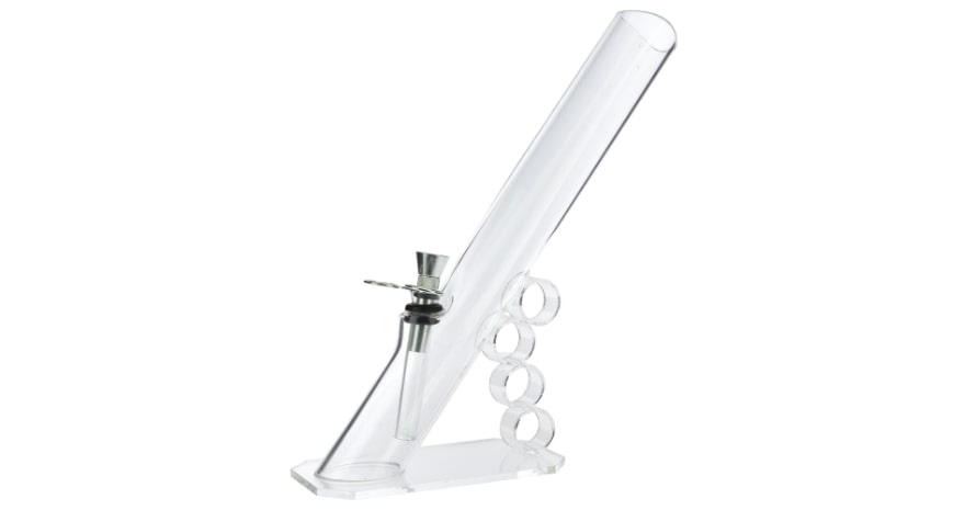 Acrylic Mini Grip Bong White