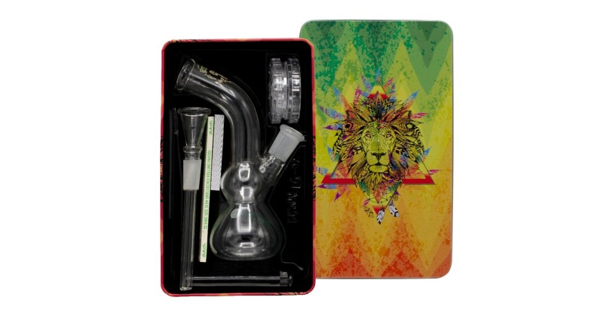 Amsterdam-Greenline-Glass-Bong-Gift-Set