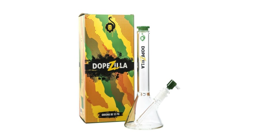 Dopezilla Chimera Beaker Ice Bong With Box