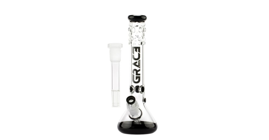 Grace Glass Series XL Ice Bong Black