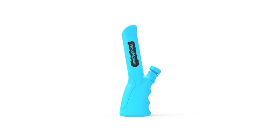 PieceMaker Kolt Silicone Grip Bong Blue