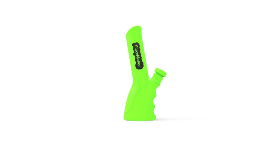 PieceMaker Kolt Silicone Grip Bong Green