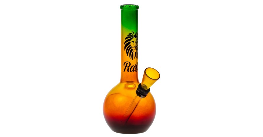 Rasta-Lion-Colored-Mini-Bong