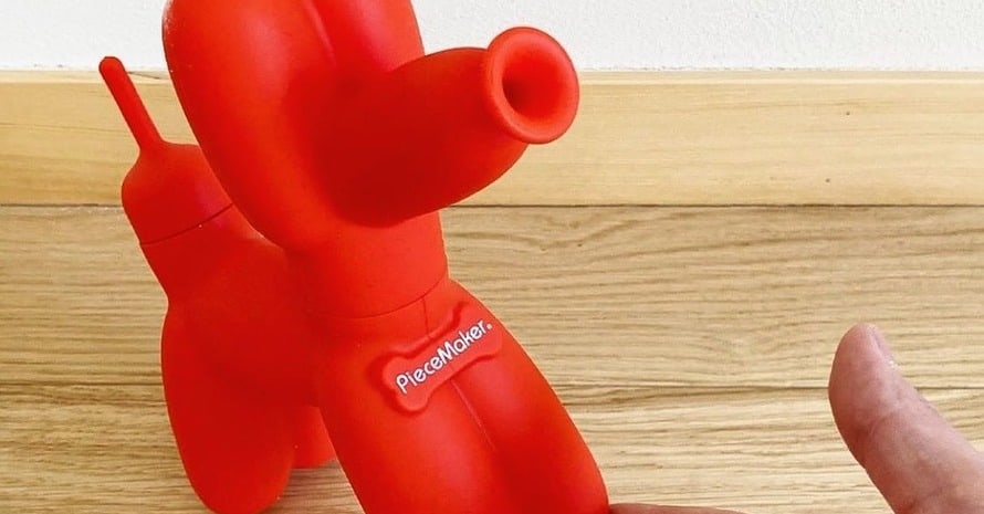 Red Silicone Bong
