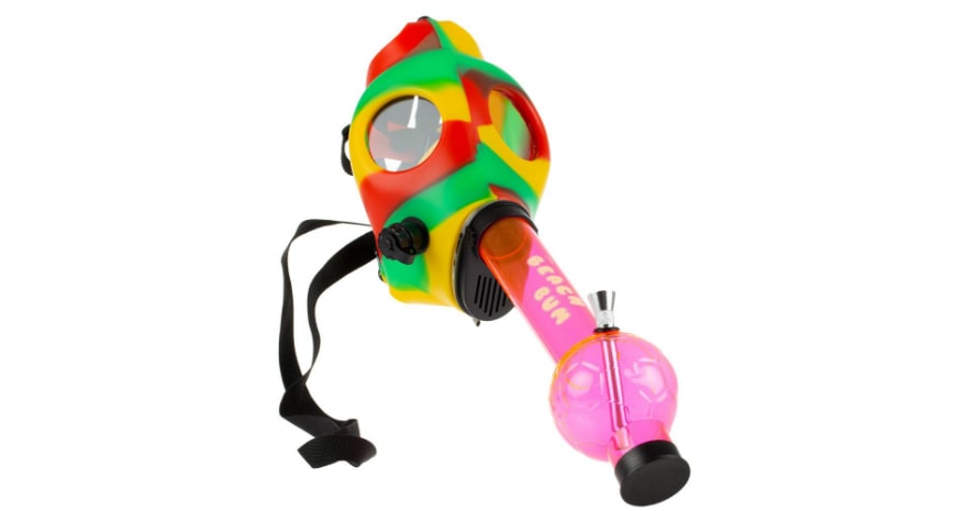 The Beach Bum Gas Mask Bong