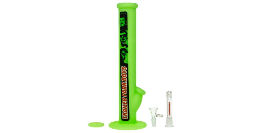 Unbreakable silicone suction bong