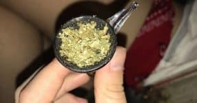 Weed Bowl With Cannabis